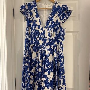 Hyacinth House Blue/White maxi dress